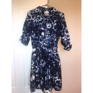 Tie Dye Like Shirt Dress